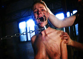 Slave girl gets a craziest painful torture she can sustain